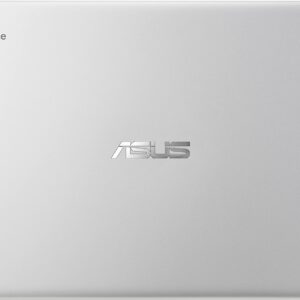 ASUS Newest 14" FHD Chromebook Laptop, Intel Core m3-8100Y(up to 3.4 GHz), 320GB Space(64GB eMMC+256GB Card), 8GB RAM, Webcam, WiFi, USB, Bluetooth, Backlit Keyboard, Chrome OS, Silver+JVQ MP