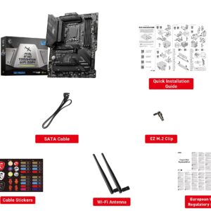 MSI MAG B760 Tomahawk WiFi DDR4 Gaming Motherboard (Supports 12th/13th/14th Gen Intel Processors, LGA 1700, DDR4, PCIe 5.0, M.2, 2.5Gbps LAN, USB 3.2 Gen2, HDMI/DP, Wi-Fi 6E, Bluetooth 5.3, ATX)