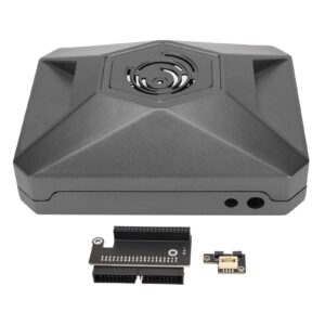 for jetson nano's special aluminum alloy shell, development board case, for jetson nano professional aluminum protective shell with gpio adapter board grey