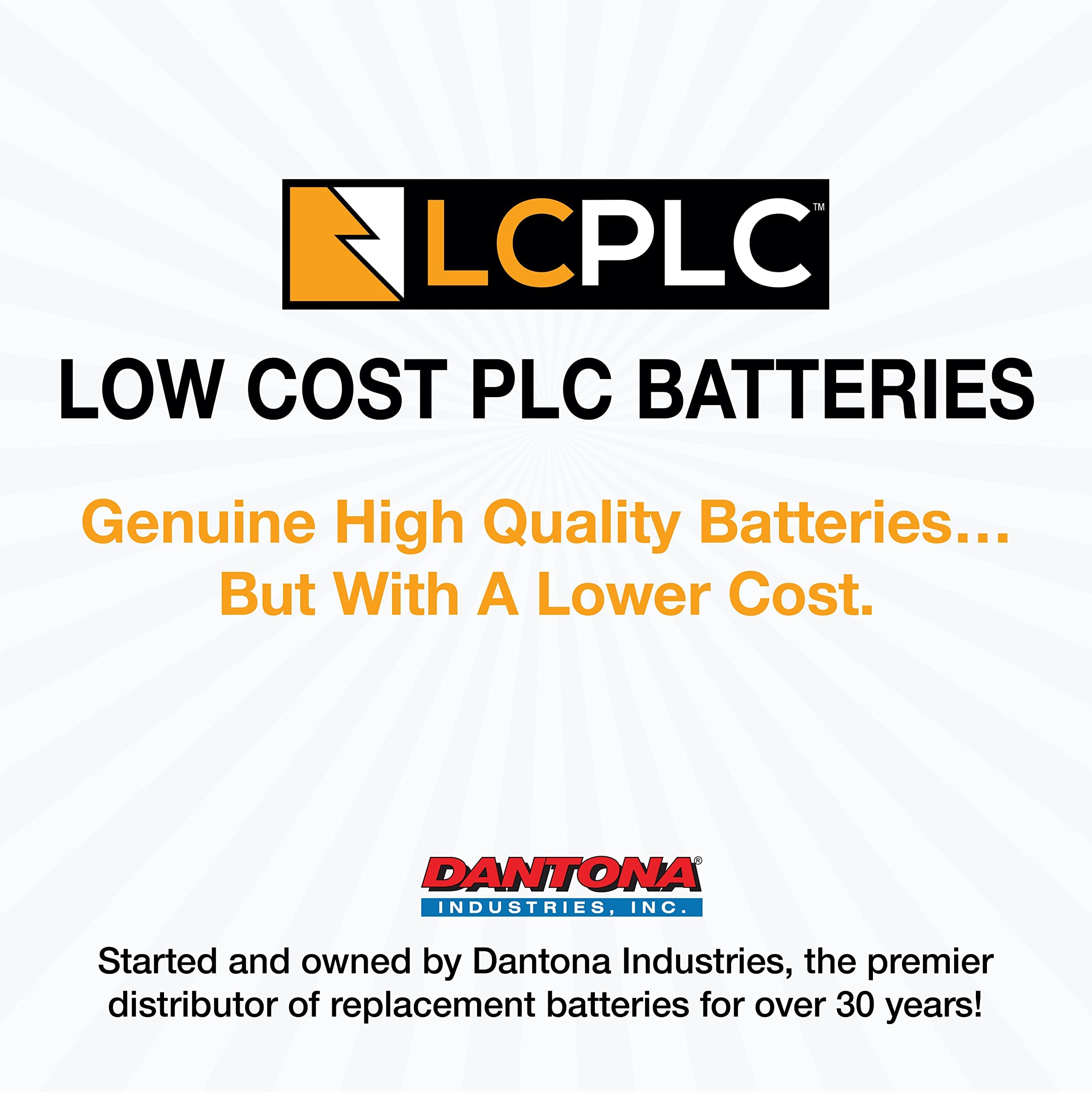 LCPLC-701x10 10 pcs of Battery - 6-Volt Lithium Manganese Dioxide Battery Pack, 5000mAh - Non-Rechargeable PLC Batteries for Programmable Logic Controllers, BR-CCF2TH, A98L-0001-0902, A06B-0073-K001