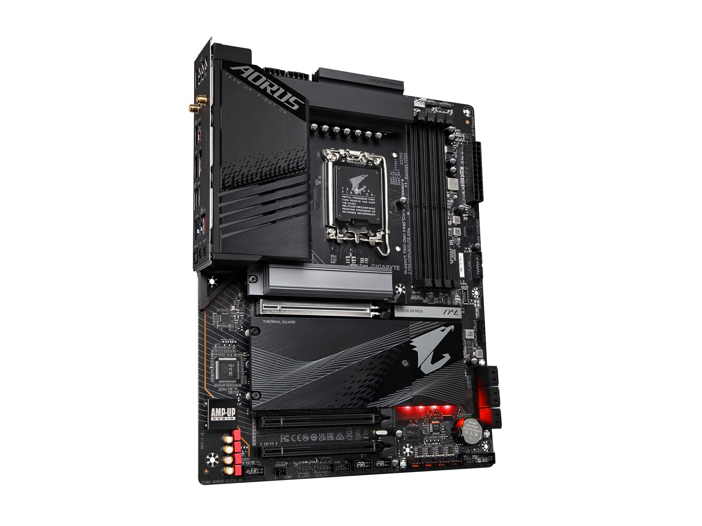 GIGABYTE Z790 AORUS Elite AX Intel LGA 1700 ATX Motherboard and Intel Core i5-13600K 14 Core Desktop Processor Bundle