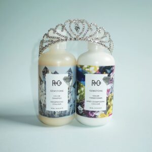 R+Co Gemstone Color Shampoo and Conditioner Set | Prolonged Color Vibrancy, Repairs + Nourishes Hair | Vegan + Cruelty-Free | 17 Oz