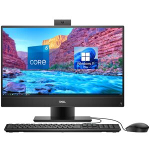 dell optiplex 3280 all in one desktop computer, 21.5” fhd, intel i5-10500t, 16gb ram, 1tb nvme ssd, webcam, hdmi, sd-card, usb c, windows 11 pro, wireless mouse & keyboard (renewed)