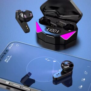 Wireless Bluetooth Gaming Earbuds, Magnetic Case, Phone Compatible