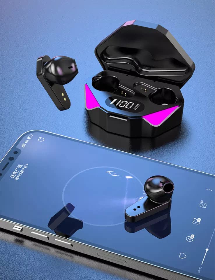 Wireless Bluetooth Gaming Earbuds, Magnetic Case, Phone Compatible