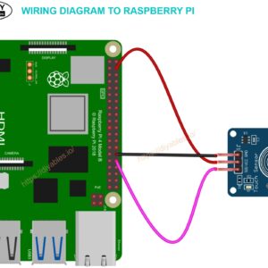 DIYables Touch Sensor Button Switch for Arduino, ESP32, ESP8266, Raspberry Pi, 2 Pieces