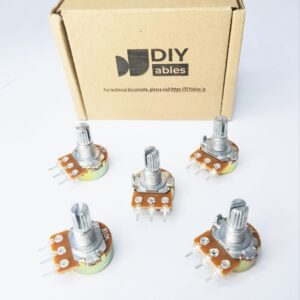 DIYables Potentiometer for Arduino, ESP32, ESP8266, Raspberry Pi, 5 Pieces