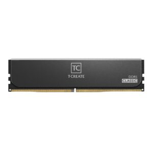 TEAMGROUP T-Create Classic 10L DDR5 64GB Kit (2 x 32GB) 6000MHz (PC5-48000) CL48 Desktop Memory Module Ram, Supports Both Intel & AMD - CTCCD564G6000HC48DC01, Black-UDIMM