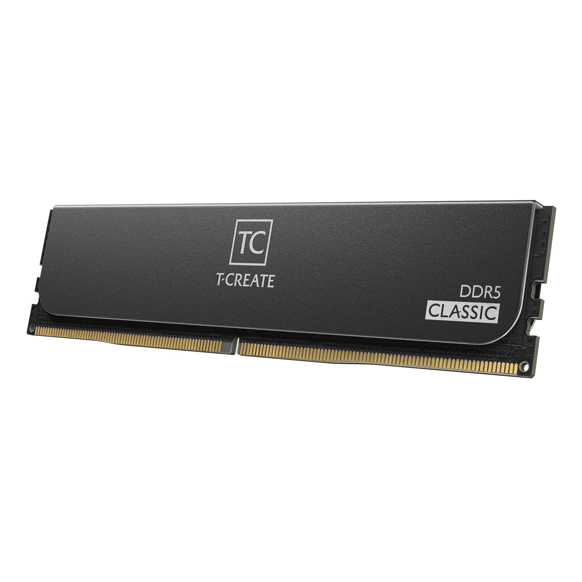 TEAMGROUP T-Create Classic 10L DDR5 64GB Kit (2 x 32GB) 6000MHz (PC5-48000) CL48 Desktop Memory Module Ram, Supports Both Intel & AMD - CTCCD564G6000HC48DC01, Black-UDIMM