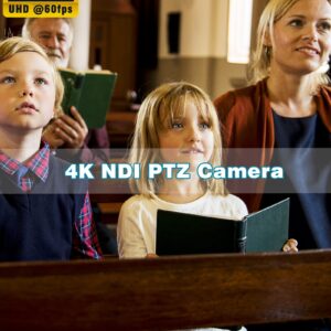 FoMaKo 4K NDI Camera 60FPS 20X Optical Zoom + KC608 IP PTZ controller, K820N+KC608 pro PTZ Camera bundle kits