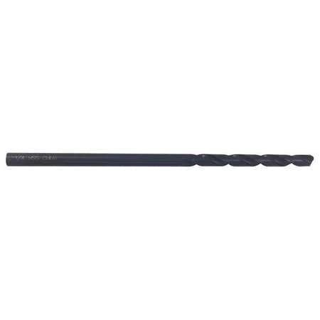 Aircraft Drill, 1/2x12 in, HSS, Blk Oxide