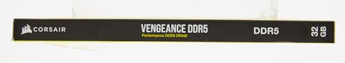 CORSAIR VENGEANCE DDR5 RAM 32GB (2x16GB) 6400MHz CL32 Intel XMP iCUE Compatible Computer Memory - Black (CMK32GX5M2B6400C32)