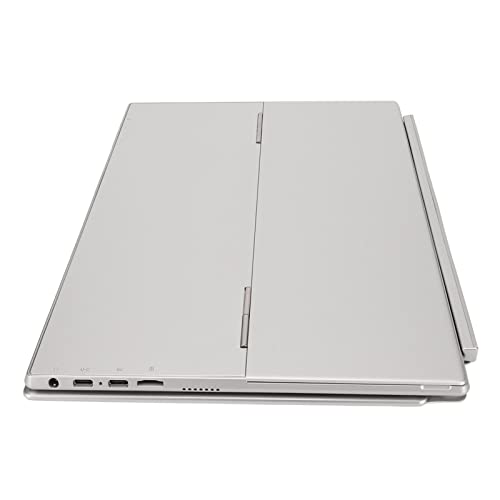 AUHX Laptop Computer, 12.3in 6000mAh 2880x1920 Efficient 3K Touch Screen 2 in 1 Laptop Computer with Magnetic Keyboard Speakers for Work (12+1TB US Plug)