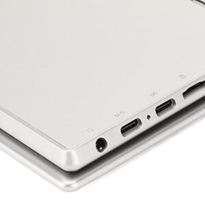 AUHX Laptop Computer, 12.3in 6000mAh 2880x1920 Efficient 3K Touch Screen 2 in 1 Laptop Computer with Magnetic Keyboard Speakers for Work (12+1TB US Plug)