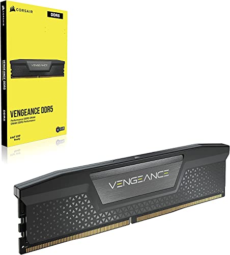 CORSAIR VENGEANCE DDR5 RAM 32GB (2x16GB) 6400MHz CL32 Intel XMP iCUE Compatible Computer Memory - Black (CMK32GX5M2B6400C32)