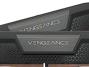 CORSAIR VENGEANCE DDR5 RAM 32GB (2x16GB) 6400MHz CL32 Intel XMP iCUE Compatible Computer Memory - Black (CMK32GX5M2B6400C32)