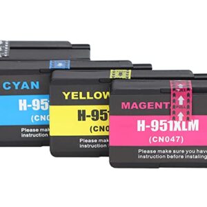 Printer Ink Cartridge,4 Colors Desktop Photo Printers for Officejet Pro 251dw