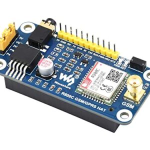 Waveshare R800C GSM/GPRS HAT Compatible with Raspberry Pi and Jetson Nano, Support 2G Communication Phone Call and SMS