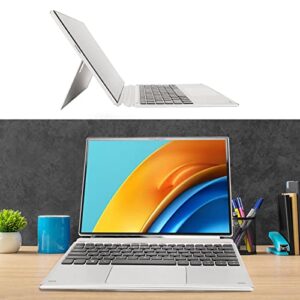 AUHX Laptop Computer, 12.3in 6000mAh 2880x1920 Efficient 3K Touch Screen 2 in 1 Laptop Computer with Magnetic Keyboard Speakers for Work (12+1TB US Plug)