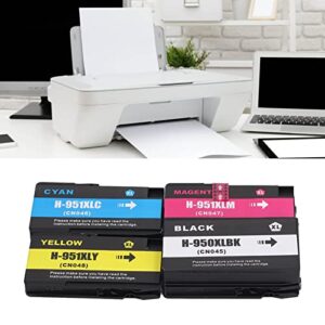 Printer Ink Cartridge,4 Colors Desktop Photo Printers for Officejet Pro 251dw