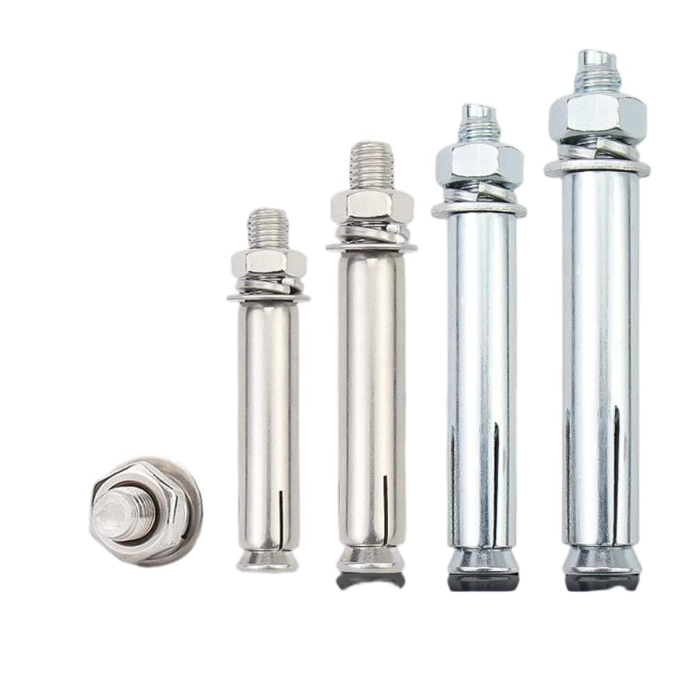 (5PCS) 316 Stainless Steel External Expansion Screws, Suitable for Mechanical Fixed Installation M6x100mm.