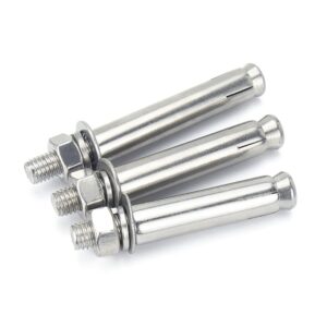 (2pcs) 316 stainless steel external expansion screws, suitable for mechanical fixed installation m12x120mm.