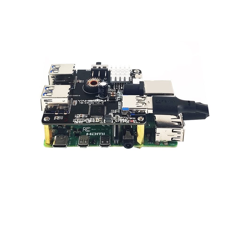 Treedix USB 3.0 HUB Expansion Board ROS Robot Trolley Expansion Dock Splitter Compatible with Raspberry PI JETSON NANO