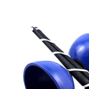 Hiborth Professional 3 Bearing Clutch Chinese Yoyo Diabolo Toy 2 Metal Sticks with Rope Juggling Diabolo Chinese Yoyo Diabolo Skill Toy