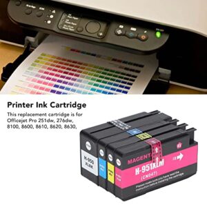 Printer Ink Cartridge,4 Colors Desktop Photo Printers for Officejet Pro 251dw