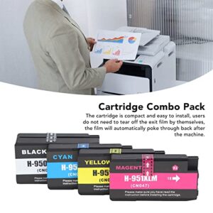 Printer Ink Cartridge,4 Colors Desktop Photo Printers for Officejet Pro 251dw