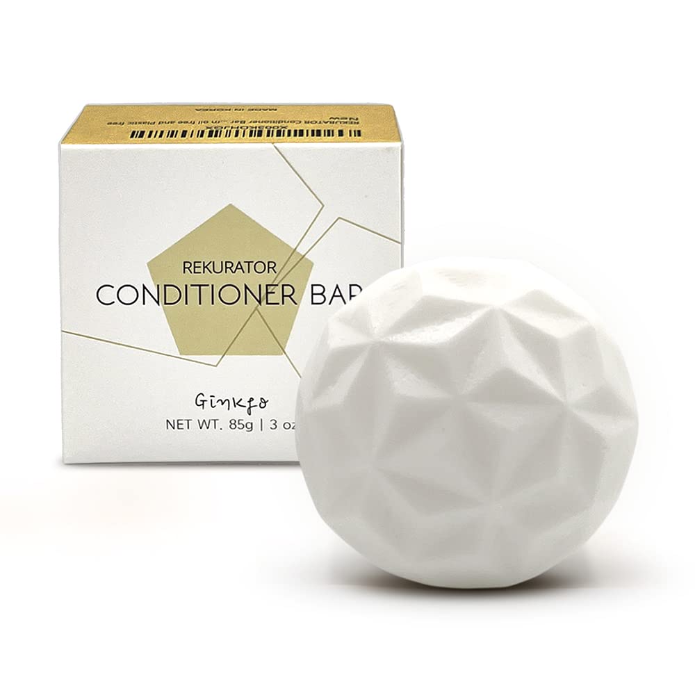 RE: REKURATOR Nourishing Solution with Conditioner Bar - Moisturizing and Silky Soft, Sulfate-Free, Cruelty-Free, 100% Vegan, Zero-Waste, Palm Oil Free