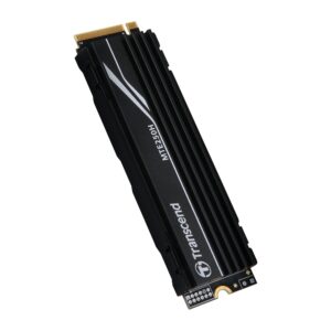 Transcend TS1TMTE250H 1TB M.2 PCIe Gen4x4 2280 NVMe Internal Gaming SSD Solid State Drive with Aluminum Heatsink and Speeds up to 7,200MB/s, Compatible with Sony PlayStation 5