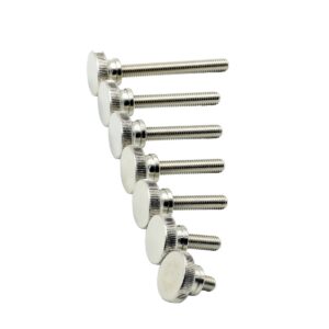 M2 Knurled Thumb Screws Stainless Steel (M2 x 6 mm, 20)