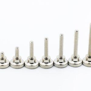 M2 Knurled Thumb Screws Stainless Steel (M2 x 6 mm, 20)