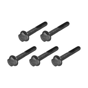 METALLIXITY Flanged Hex Head Bolts (M6x40mm) 5pcs, Hexagon Flange Bolt Half Thread Screw - for House Construction Hardware Fasteners