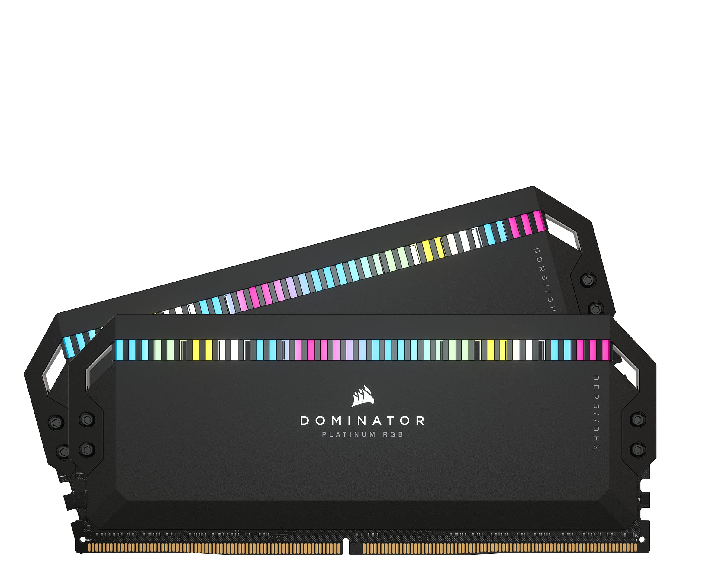 CORSAIR DOMINATOR PLATINUM RGB DDR5 RAM 64GB (2x32GB) 6000MHz CL40 Intel XMP iCUE Compatible Computer Memory - Black (CMT64GX5M2B6000C40)