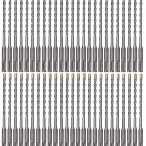 SDS Plus Hammer Drill Bit 50Pcs 5/32 in. x 6 in. Masonry Concrete Rock Drill