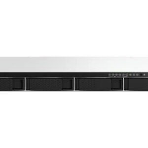 QNAP TS-464eU-8G-US 4 Bay High-Speed 1U Short Depth Rackmount NAS with Dual-2.5GbE, Intel Celeron CPU, 8GB DDR4 Memory and 2.5GbE (2.5G/1G/100M) Network Connectivity (Diskless)