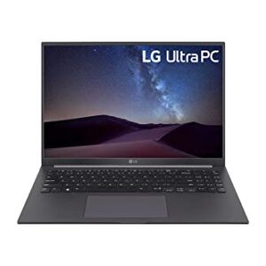 LG 16U70Q-N.APC7U1 16'' Black 16:10 WUXGA UltraPC Laptop with Windows 11 Pro, 16GB LPDDR4x, & 1TB Dual SSD Slots