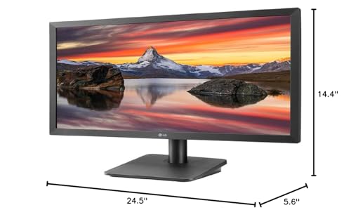 LG 22BP410-B 21.5" 16:9 Edge Lit VA Panel FreeSync 1920X1080 VA HDMI VGA Monitor, Black