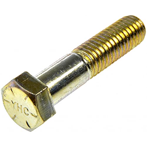 Hex Bolt | 3 Pieces | Grade 8 | 7/16 Inches-14 X 2 Inches | Yellow Zinc | Steel