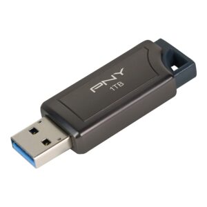 PNY P-FD1TBPROV2-GE 1TB PRO Elite V2 USB 3.2 Gen 2 Flash Drive â€“ 600MB/s, Gunmetal