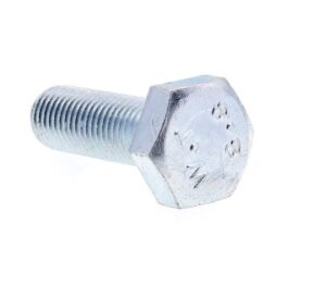 hex head cap screw, cls 8.8 metric m10-1.25 x 30mm zinc plated steel 10pk