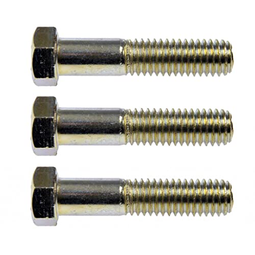 Hex Bolt | 3 Pieces | Grade 8 | 7/16 Inches-14 X 2 Inches | Yellow Zinc | Steel