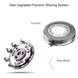 HQ8 Replacement Heads for Philips Norelco Aquatec Shavers, HQ8 for Norelco Replacement Heads,Razor Blades for PT720 PT730 AT880 AT810 AT815,HQ8 Blades New Upgraded,HQ8 Head Blades 3Pack & Brush