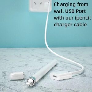 Design for Apple Pencil Charger,Apple Pencil Adapter 1FT/1Pack, iPencil Charger Fast Charging Compatible with Apple Pencil 1st Generation,USB A Male to Lightning Female