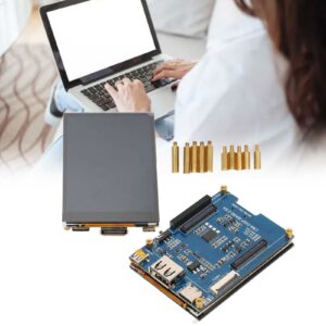 Septpenta 2.8in Capacitive Touch Screen Module Kit, 2.8in Capacitive Full Fit Touch Screen Computer Module 4, Mipi 5 Point Touch 6H Hardness for RPI with Interface Expansion Board