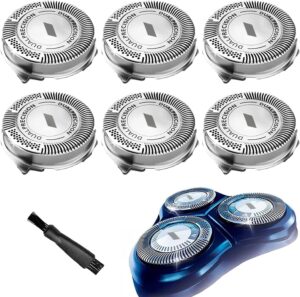 hq8 replacement heads for philips norelco aquatec replacement heads for norelco aquatec shavers razor replacement blades for pt720 pt730 at880 at830 at810 at815,oem upgraded hq8 blades,6pack & brush