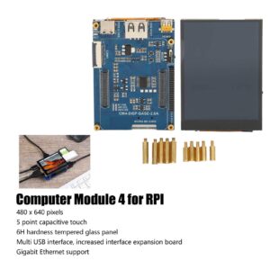 Septpenta 2.8in Capacitive Touch Screen Module Kit, 2.8in Capacitive Full Fit Touch Screen Computer Module 4, Mipi 5 Point Touch 6H Hardness for RPI with Interface Expansion Board