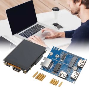 Septpenta 2.8in Capacitive Touch Screen Module Kit, 2.8in Capacitive Full Fit Touch Screen Computer Module 4, Mipi 5 Point Touch 6H Hardness for RPI with Interface Expansion Board